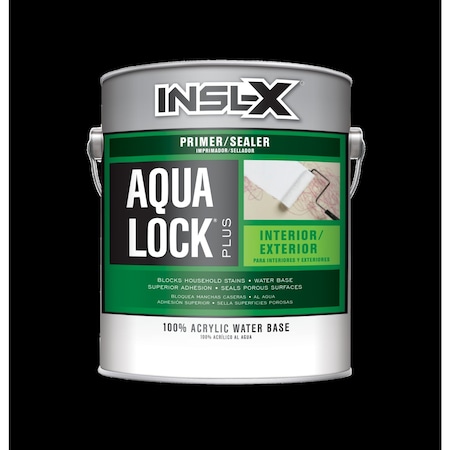Insl-X By Benjamin Moore Insl-X Aqua Lock Deep Tint Flat Water-Based Acrylic Primer and Sealer 1 gal AQ0577099-01
